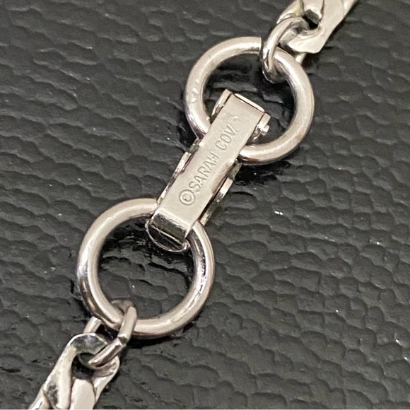 SARAH COVENTRY “Summer Skies”Faux Turquoise Micro Cabochon Silver-tone Necklace - Picture 12 of 12